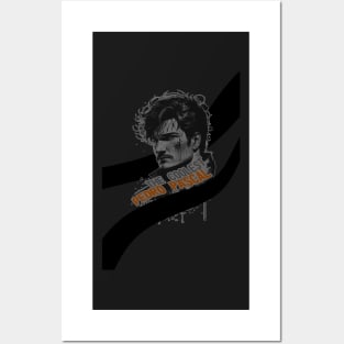 the last of us Pedro Pascal tv series " TLOU " tshirt sticker etc. design by ironpalette Posters and Art